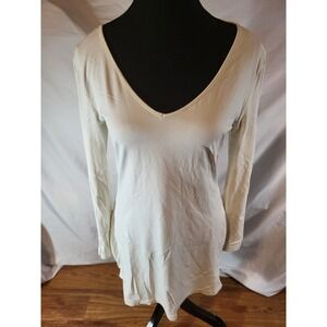 Anne Fontaine Size 38 Ivory Cream Tunic Top
